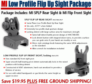Midwest Industries Flip Up Front & Rear Sight Package Deal